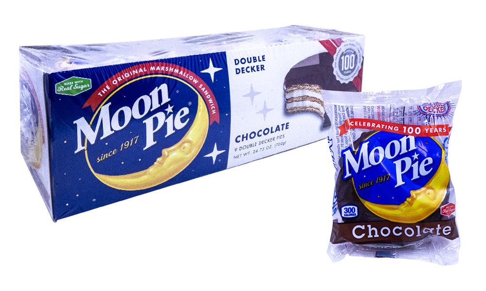 Moon Pie Double Decker Chocolate 2.75oz or 9 Count Box