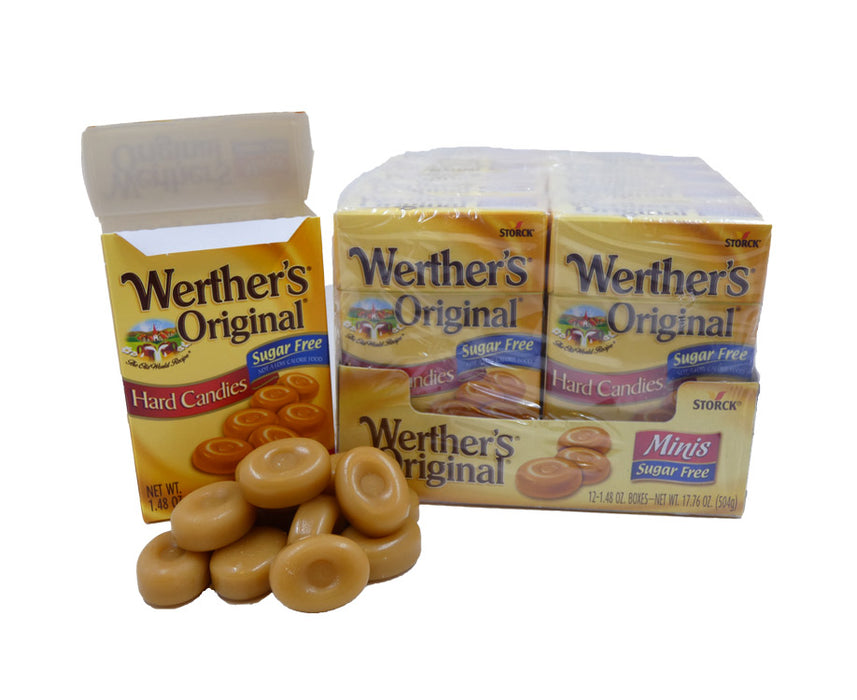 Werther's Original Sugar Free 1.48 oz Flip Top Box or 12 Count Box
