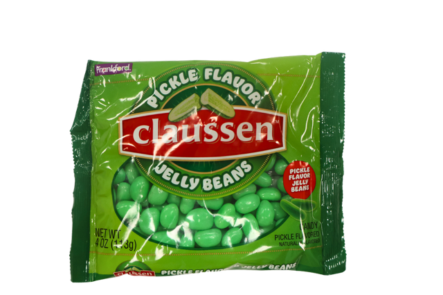 Claussen Pickle Jelly Beans 4oz Bag