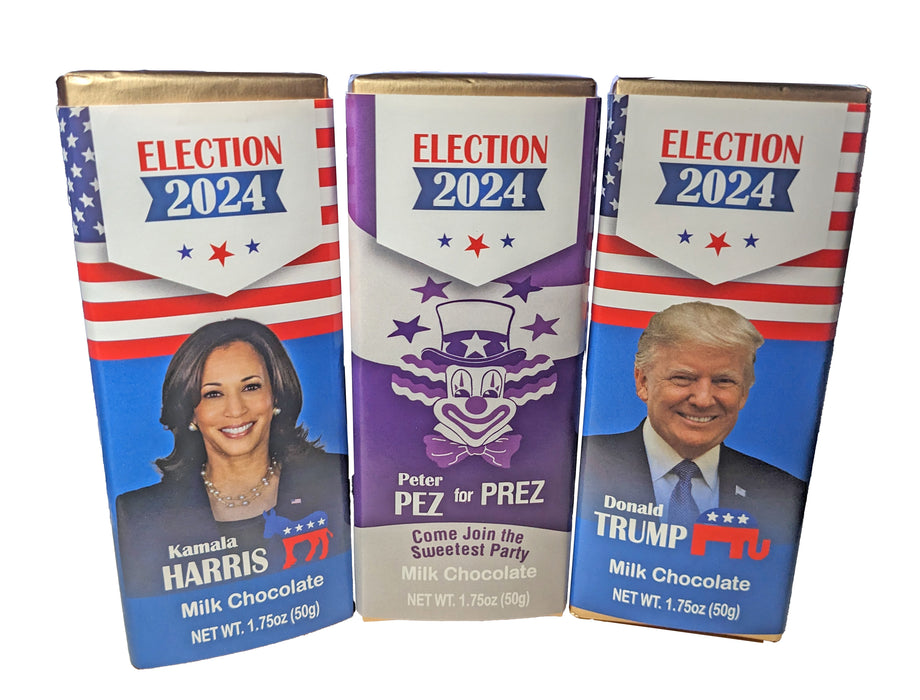 Election Chocolate Bar 2024 1.75oz Candy Bar or 36 Count Box