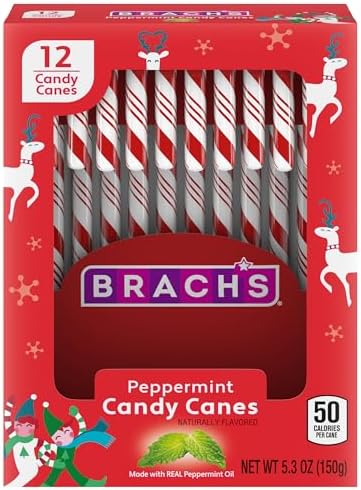 Candy Cane Brach's Red and White 5.3oz