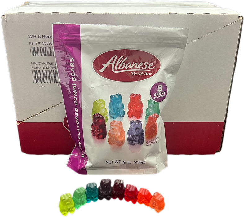 Albanese Gummi Bear 9oz Berry Flavors