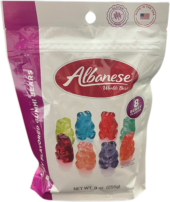 Albanese Gummi Bear 9oz Berry Flavors