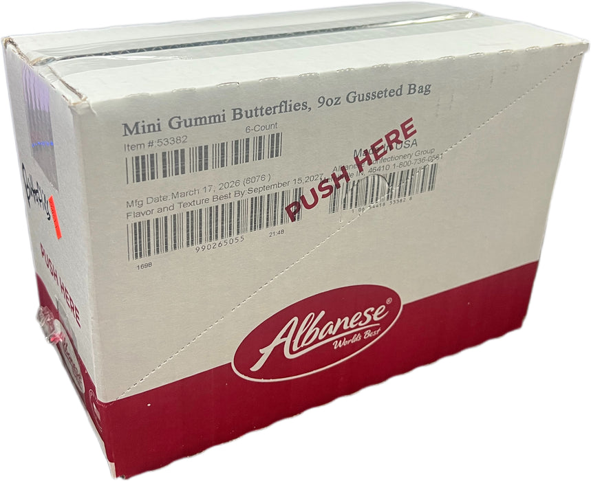Albanese Gummi Butterflies Mini 9oz Assorted