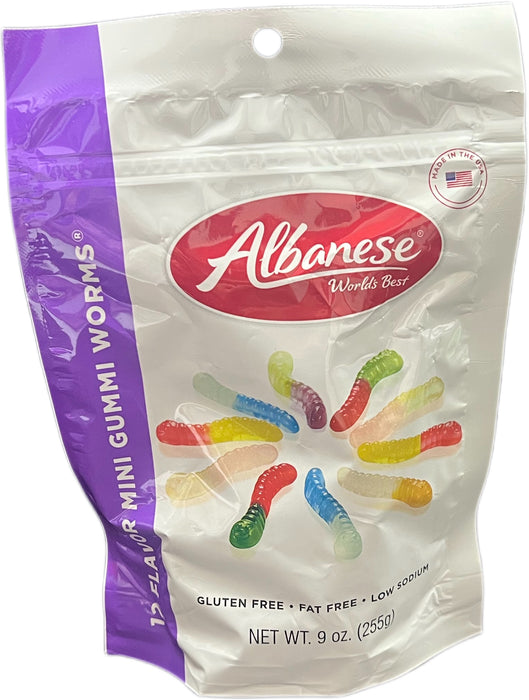 Albanese Gummi Worms 8oz 12 Flavor Mini