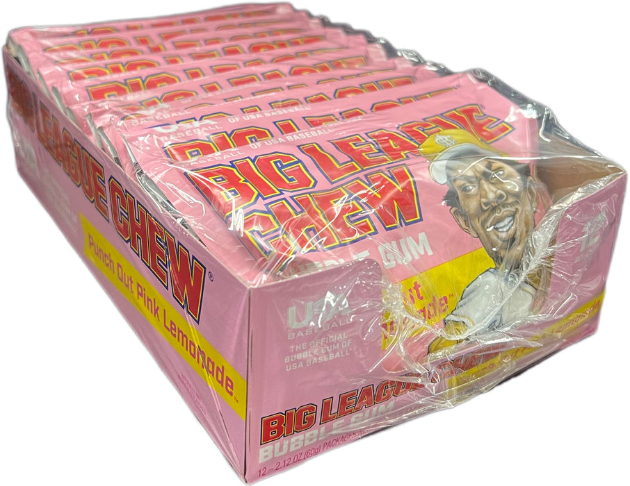 Big League Chew 2.12oz Pouch Punch Out Pink Lemonade
