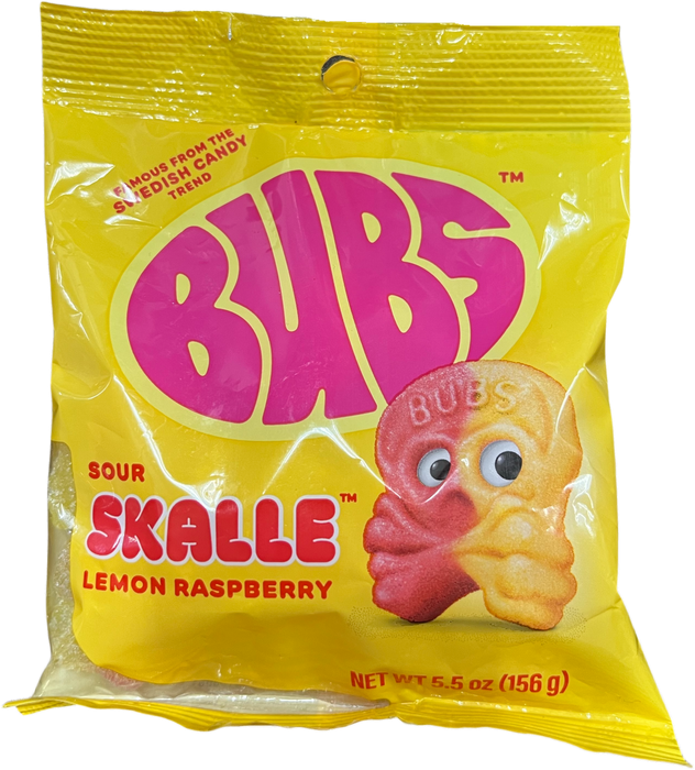 Bubs 5.5oz Bag Sour Lemon Raspberry