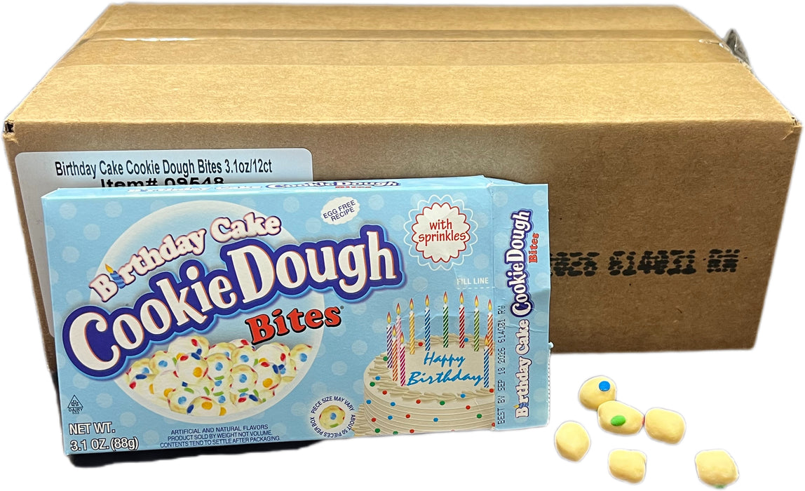 Cookie Dough Bites 3.1oz Birthday Cake Theater Box