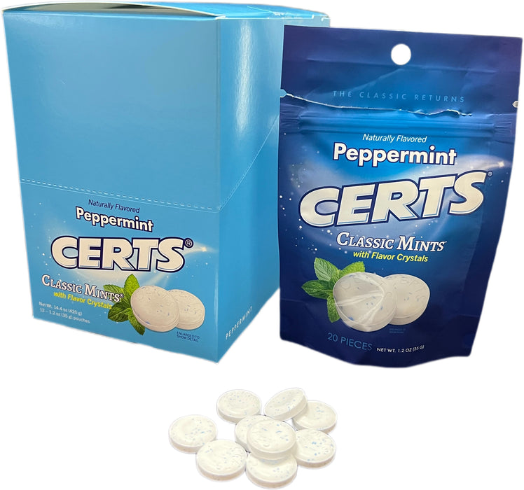 Certs Mints 1.2oz Bag Peppermint