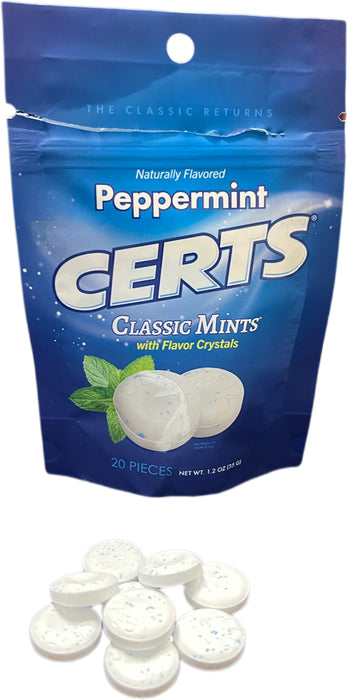 Certs Mints 1.2oz Bag Peppermint