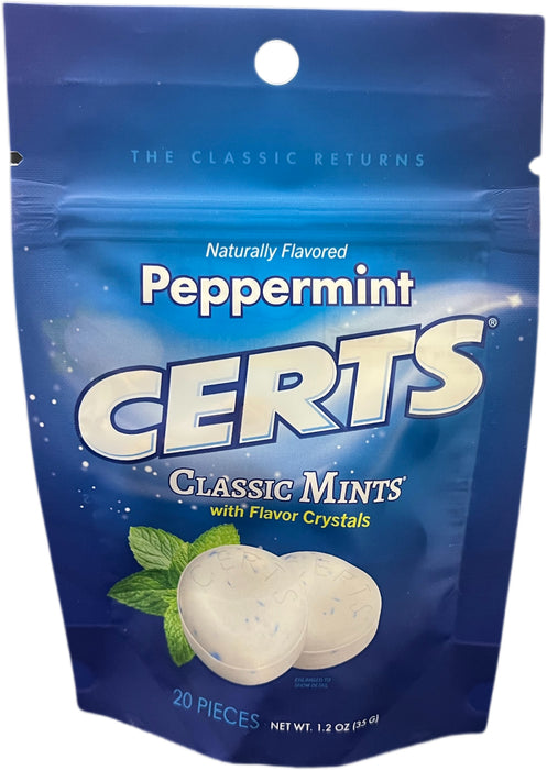 Certs Mints 1.2oz Bag Peppermint
