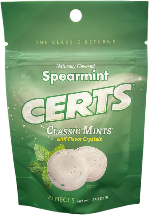 Certs Mints 1.2oz Bag Spearmint