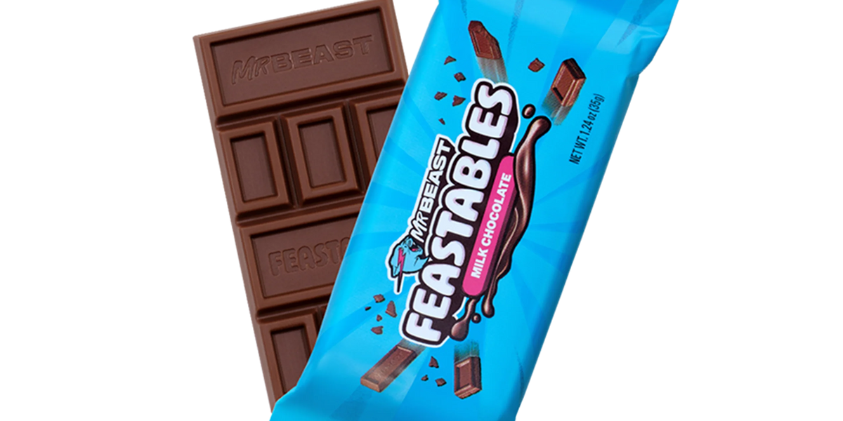 Feastables 1.24oz (35g) Bar Milk Chocolate — b.a. Sweetie