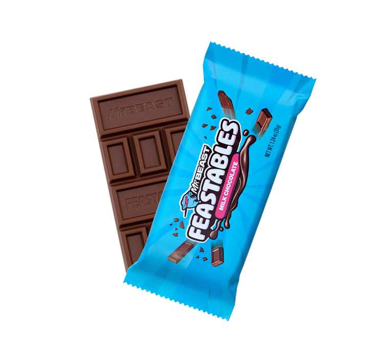 Feastables 1.24oz (35g) Bar Milk Chocolate