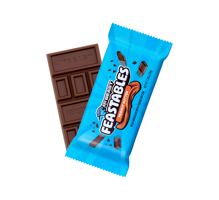 Feastables 1.24oz (35g) Bar Peanut Butter