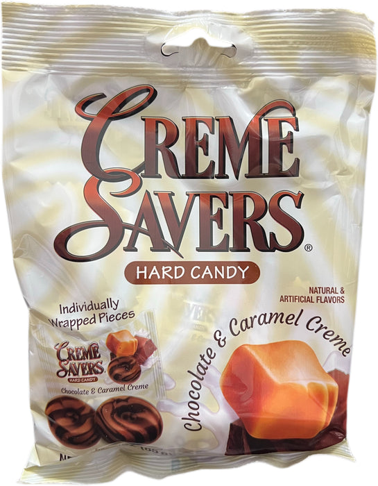 Creme Savers Chocolate and Caramel Creme 3oz Bag