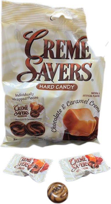 Creme Savers Chocolate and Caramel Creme 3oz Bag