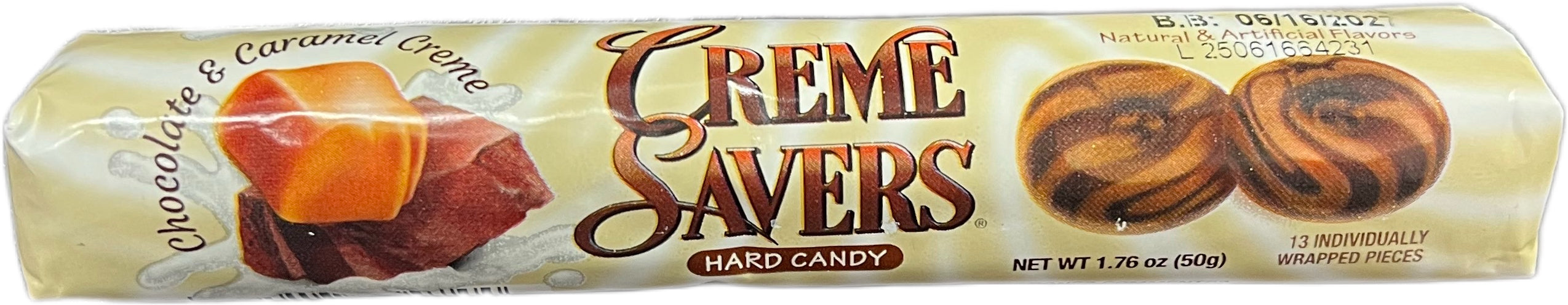 Creme Savers Chocolate and Caramel Creme 13ct Roll