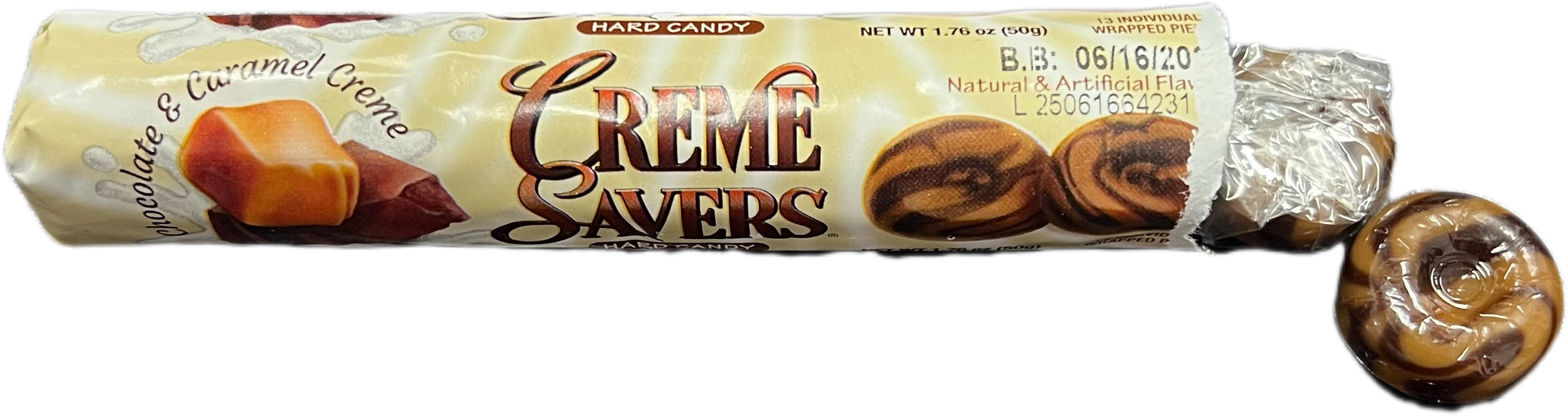 Creme Savers Chocolate and Caramel Creme 13ct Roll