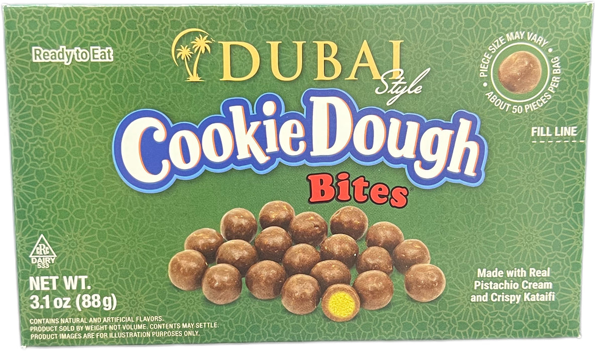 Cookie Dough Bites 3.1oz Dubai Style Theater Box