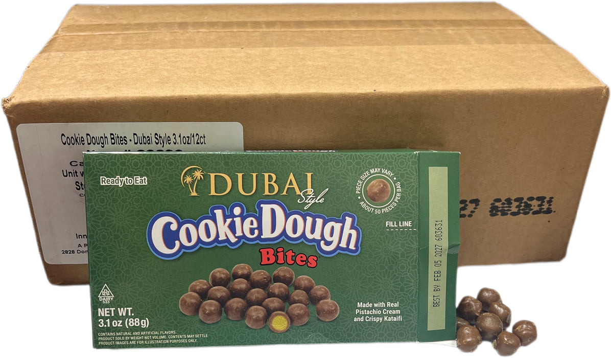 Cookie Dough Bites 3.1oz Dubai Style Theater Box