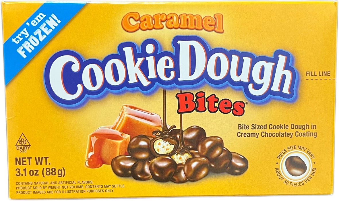 Cookie Dough Bites 3.1oz Caramel Theater Box