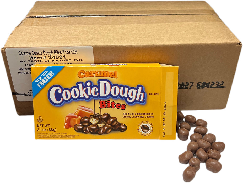 Cookie Dough Bites 3.1oz Caramel Theater Box