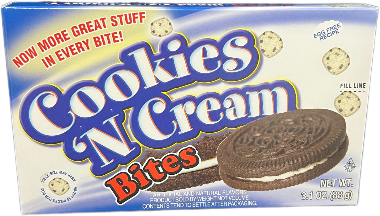 Cookie Dough Bites 3.1oz Cookies 'n Cream Theater Box