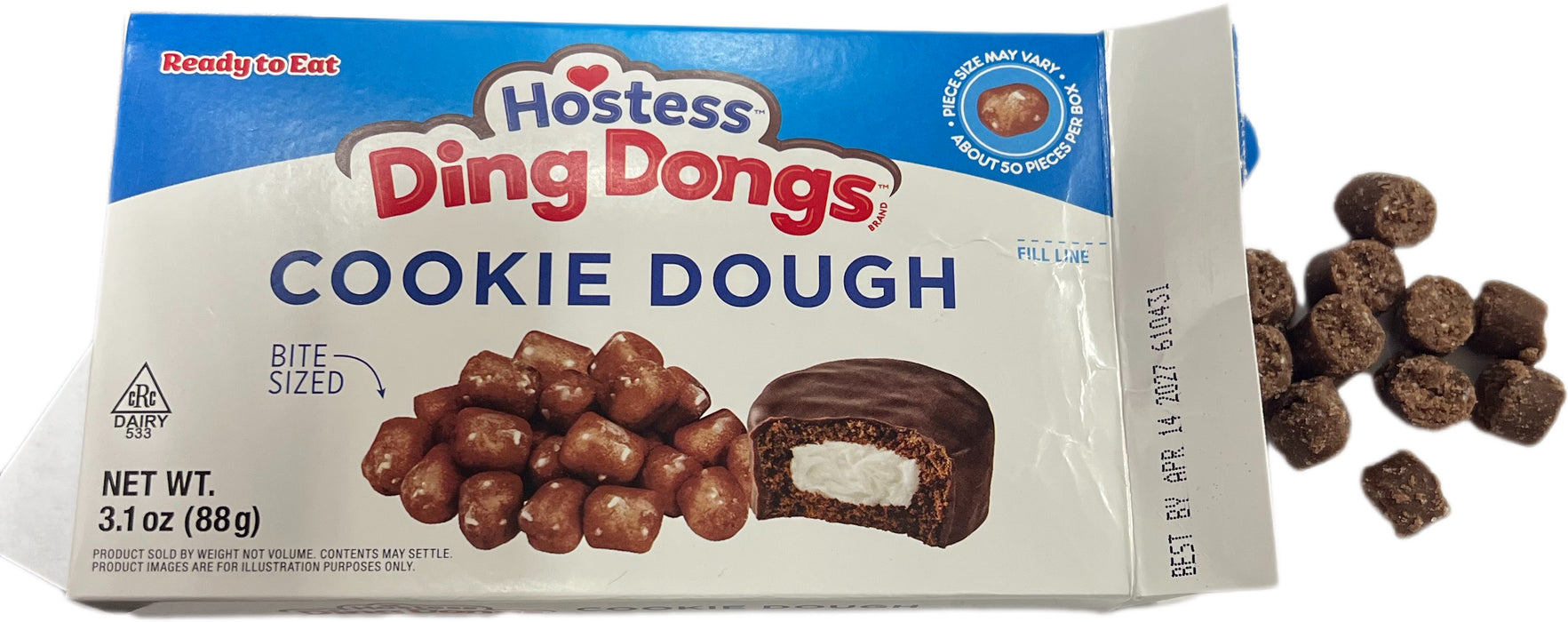 Cookie Dough Bites 3.1oz Hostess Ding Dongs
