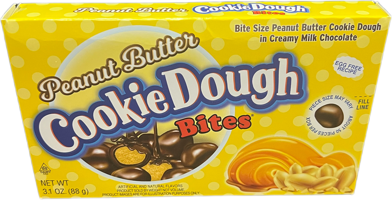 Cookie Dough Bites 3.1oz Peanut Butter Theater Box