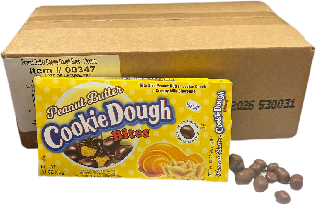 Cookie Dough Bites 3.1oz Peanut Butter Theater Box