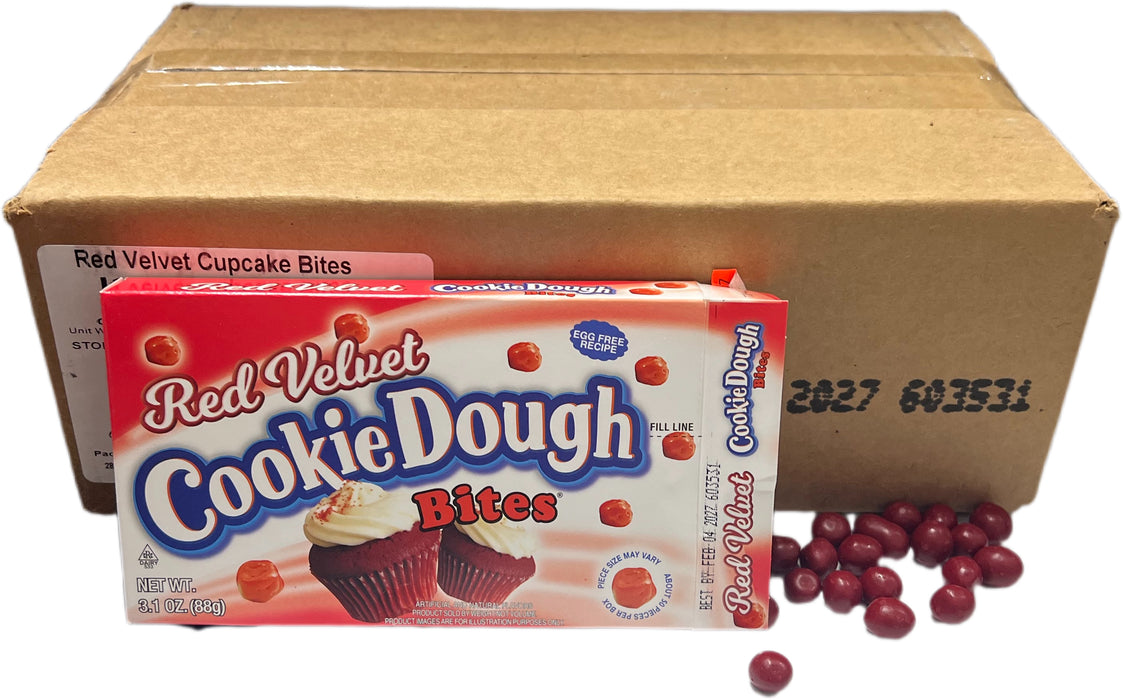 Cookie Dough Bites 3.1oz Red Velvet Theater Box