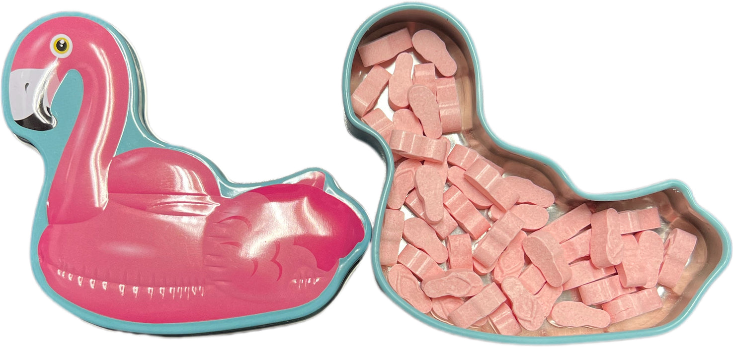 Flamingo Pool Party Candy Tin 0.6oz