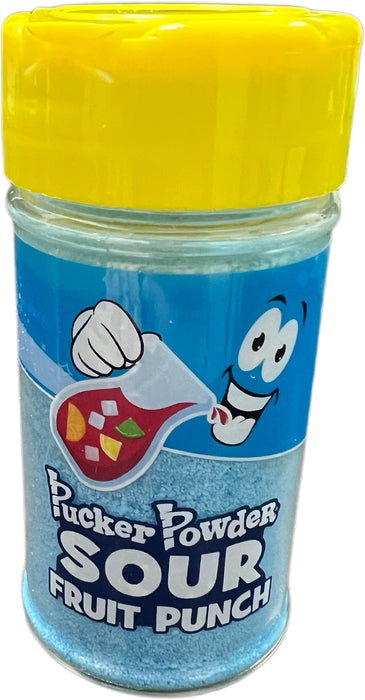 Pucker Powder 2.1oz Jar Topping Sour Fruit Punch