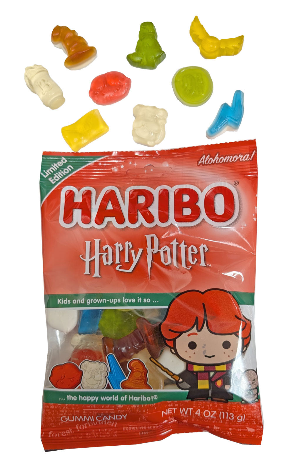 Haribo Ron Weasley Edition Gummy Sweets 160g Haribo Harry Potter Ron ...