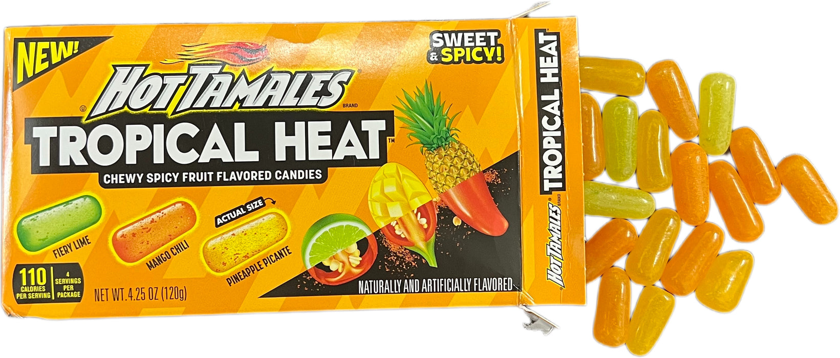 Hot Tamales 4.25oz Box Tropical Heat