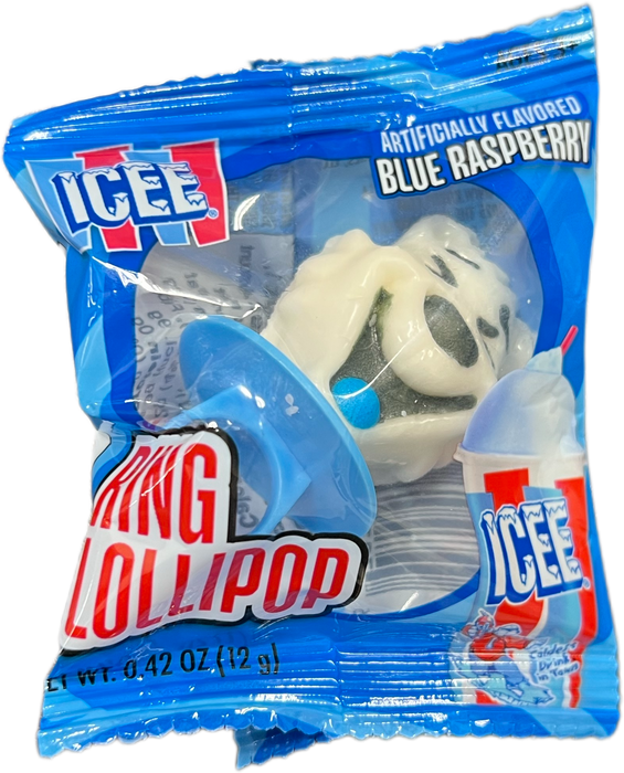Icee .42oz Bear Ring Lollipop Cherry or Blue Raspberry
