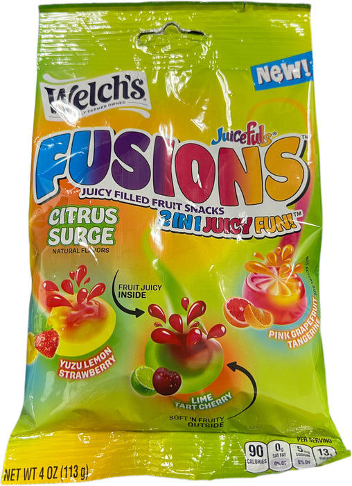 Welch's Juicefuls 4oz Bag Fusions Citrus Surge