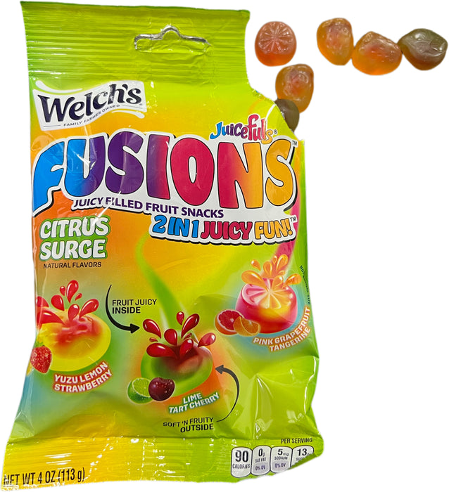 Welch's Juicefuls 4oz Bag Fusions Citrus Surge