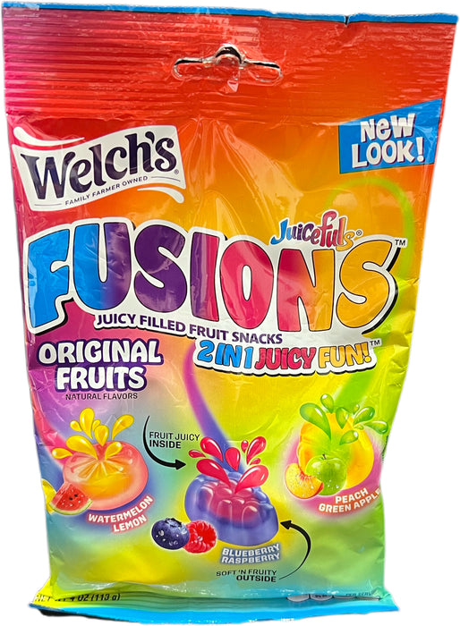 Welch's Juicefuls 4oz Bag Fusions Original Fruits
