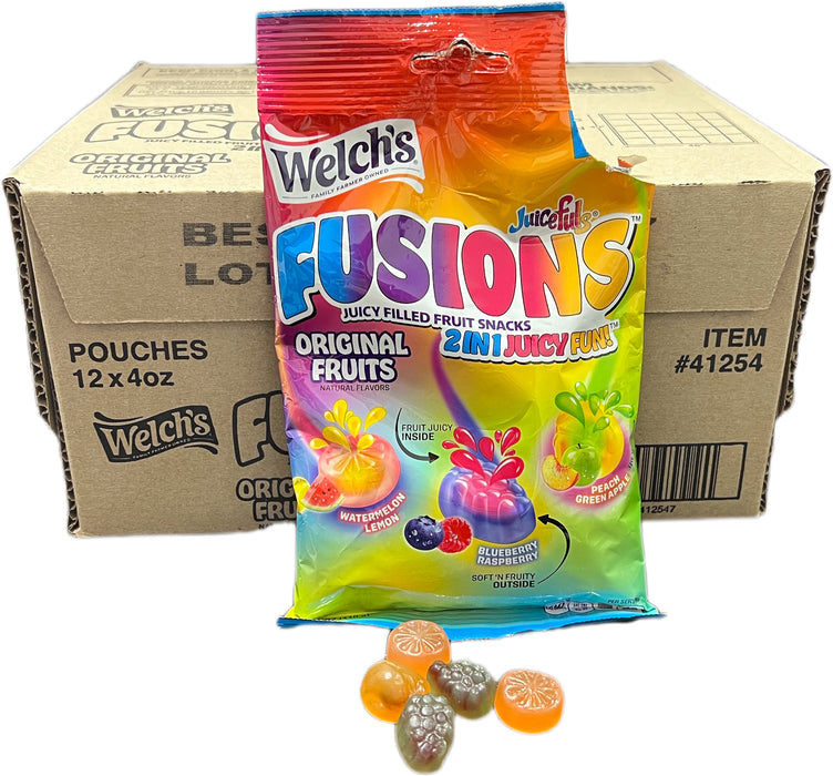 Welch's Juicefuls 4oz Bag Fusions Original Fruits