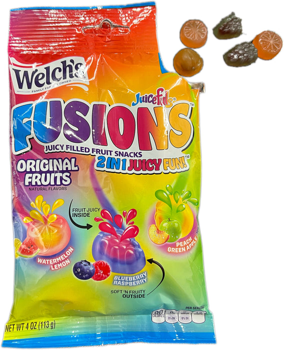 Welch's Juicefuls 4oz Bag Fusions Original Fruits