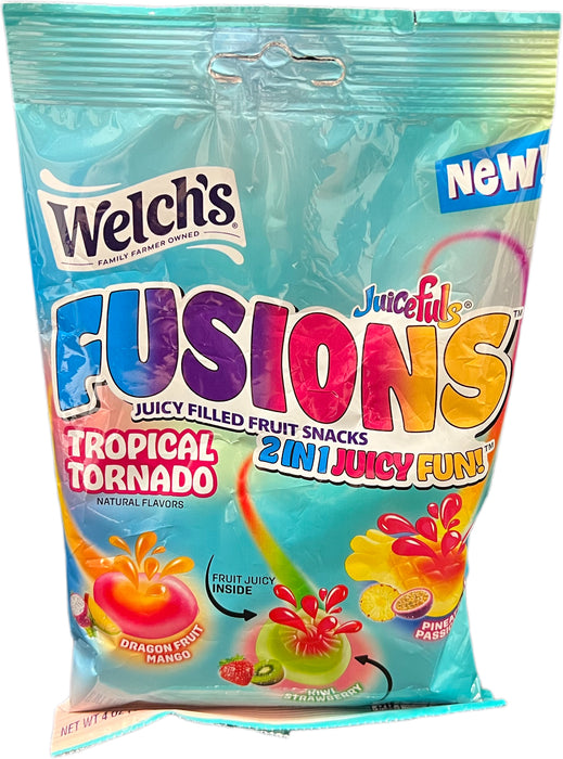 Welch's Juicefuls 4oz Bag Fusions Tropical Tornado