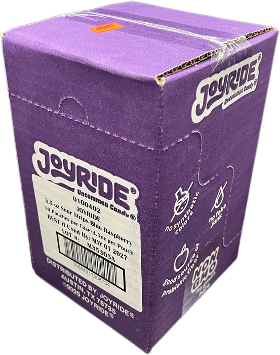 Joyride 3.5oz Bag Sour Blue Raspberry Strips