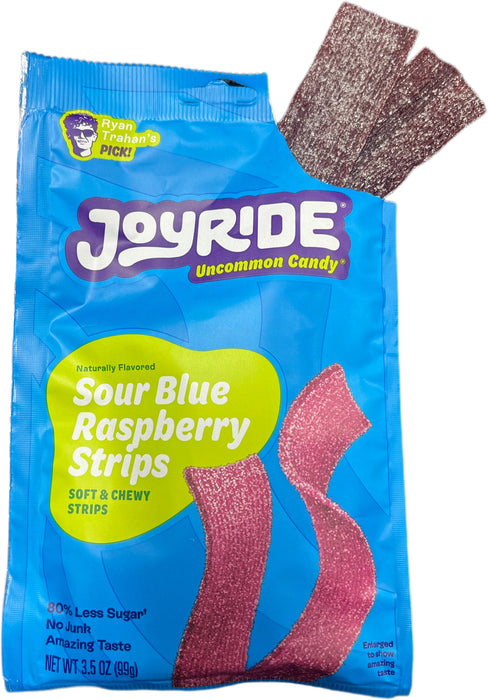 Joyride 3.5oz Bag Sour Blue Raspberry Strips