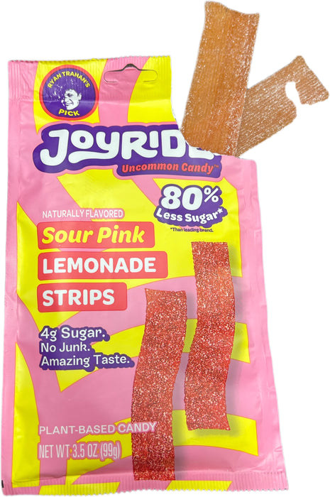 Joyride 3.5oz Bag Sour Pink Lemonade Strips