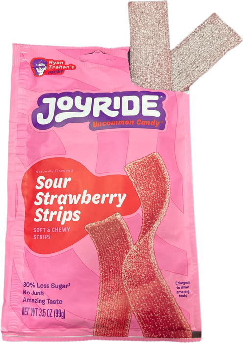 Joyride 3.5oz Bag Sour Strawberry Strips
