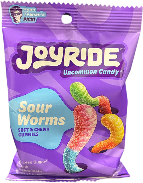 Joyride 3.5oz Bag Sour Gummy Worms