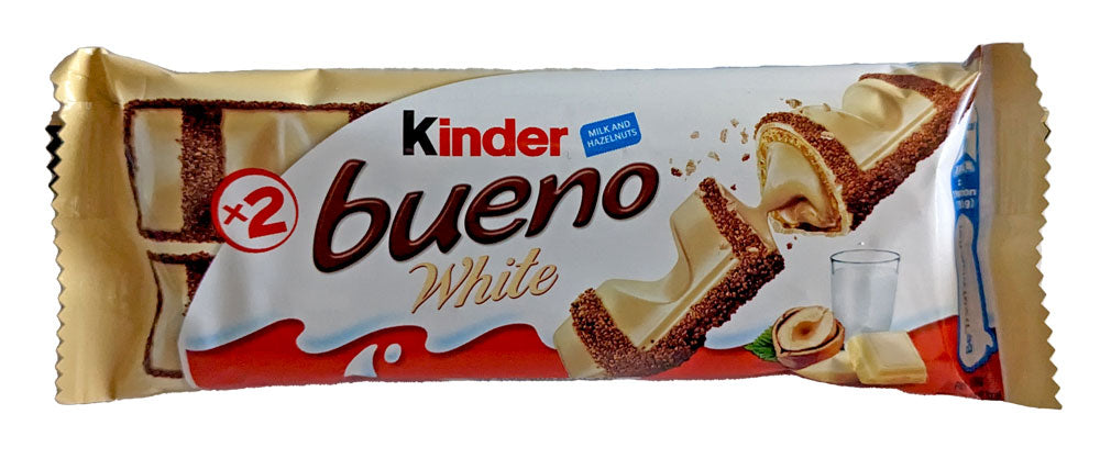 Kinder Bueno 1.3oz Bar White Sweetie Candy — b.a. Store