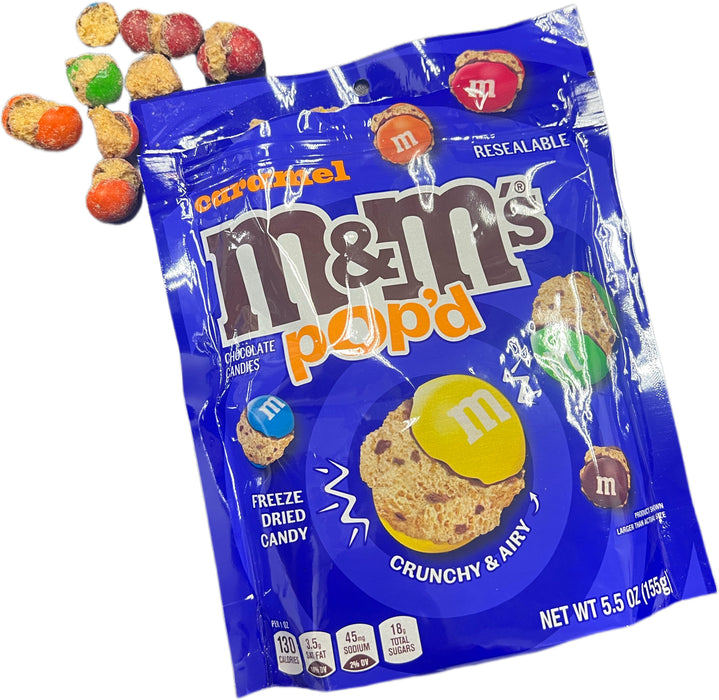 M&ms Pop'd 5.5oz Bag Caramel